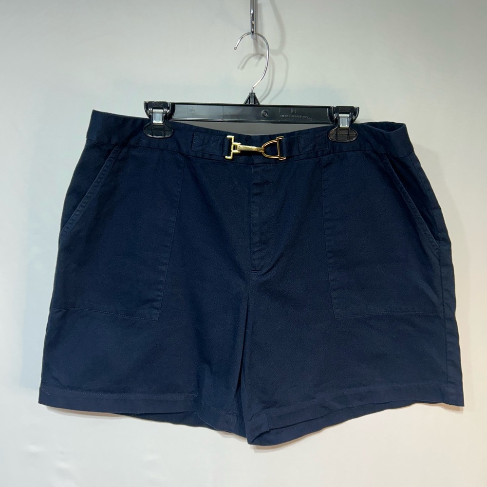 Chaps Blue Bermuda Shorts Tailored Classic Style